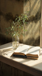Ourika Trees Pistachio Berber Wallpaper by Coordonné