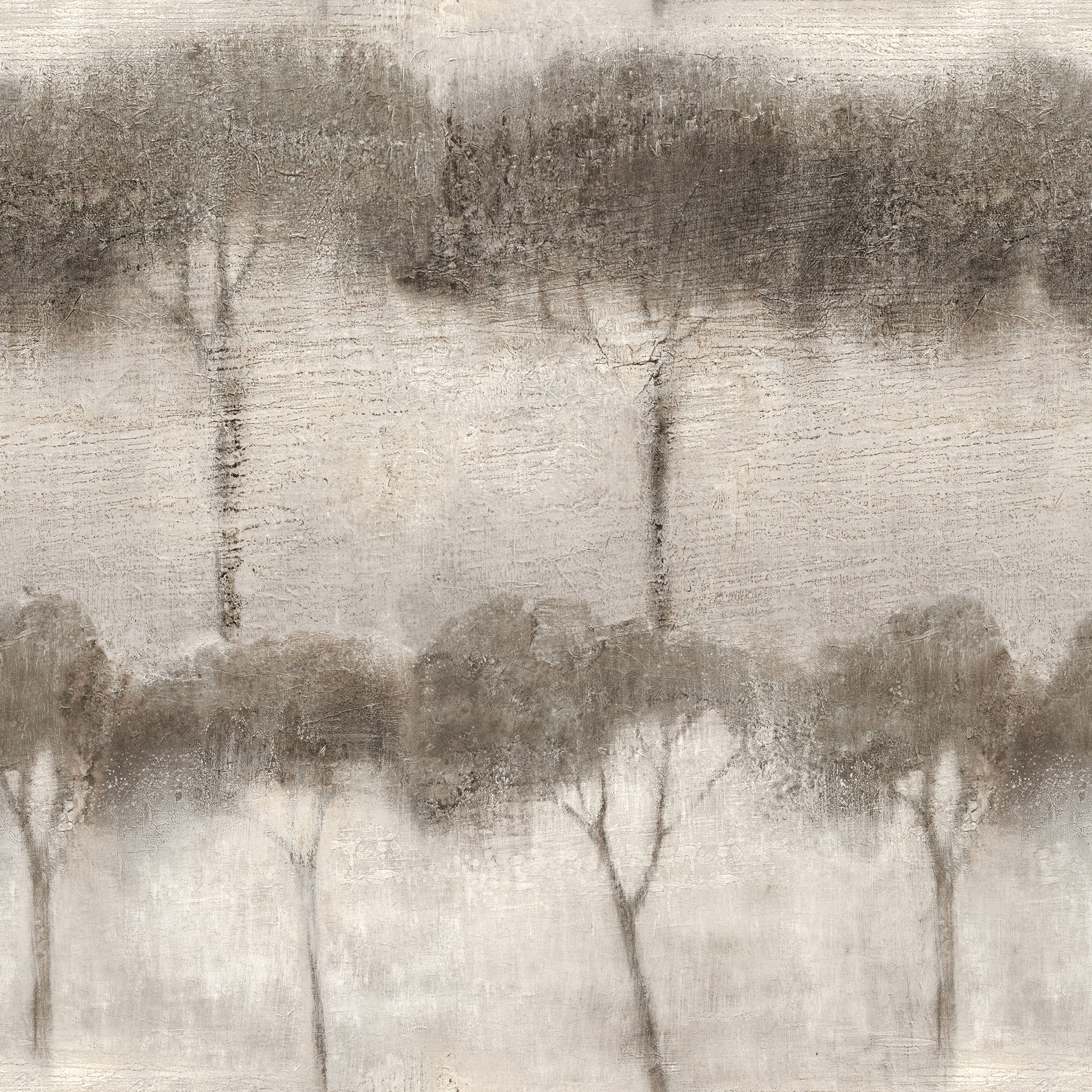 Ourika Trees Grey Berber Wallpaper by Coordonné