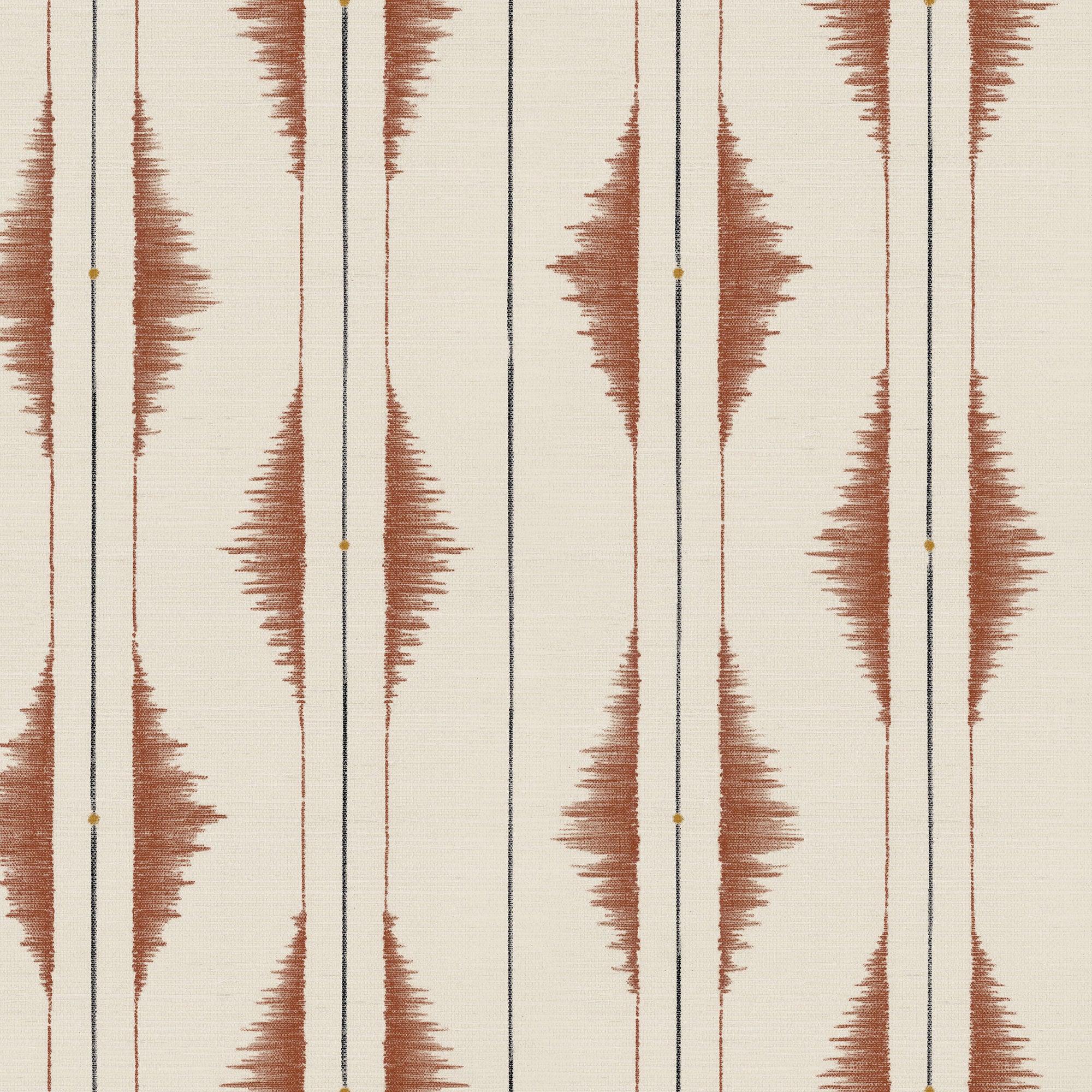 Azilal embroidery Clay Berber Wallpaper by Coordonné