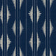 Azilal embroidery Ultramarine Berber Wallpaper by Coordonné