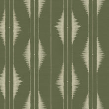 Azilal embroidery Pistachio Berber Wallpaper by Coordonné