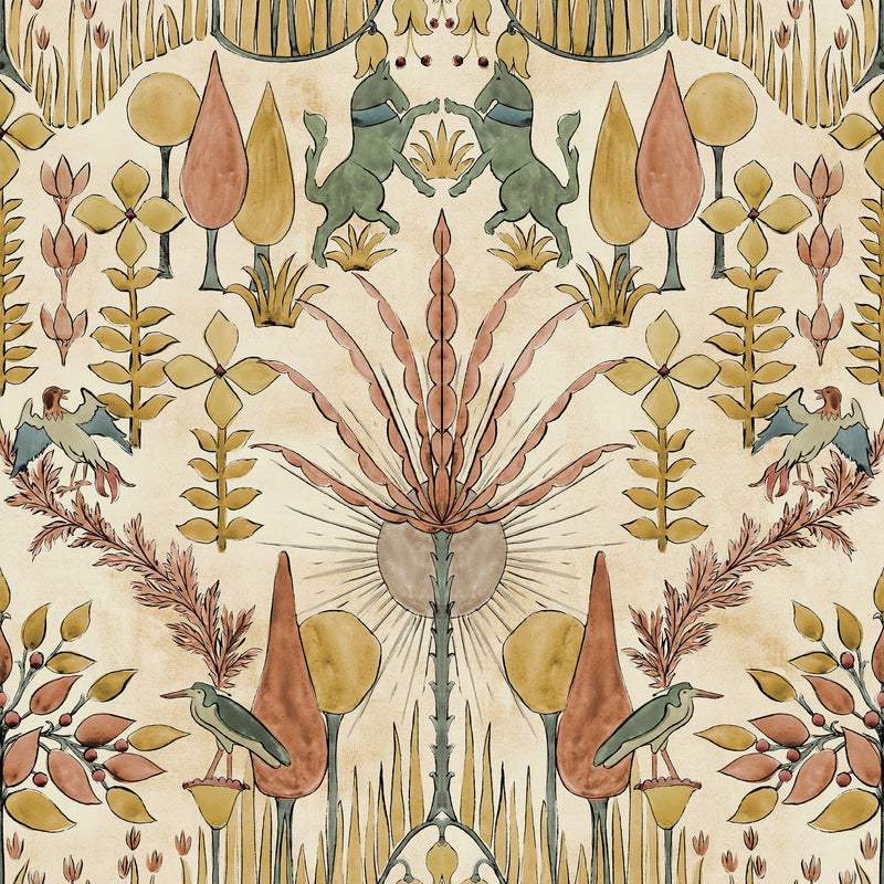 Oasis Villa Sand Berber Wallpaper by Coordonné