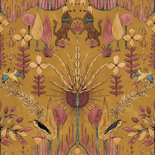 Oasis Villa Curry Berber Wallpaper by Coordonné