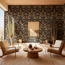 Oasis Villa Night Berber Wallpaper by Coordonné