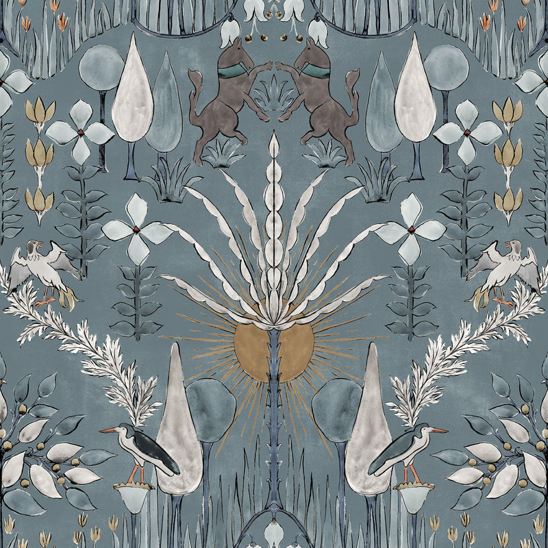 Oasis Villa Sky Berber Wallpaper by Coordonné