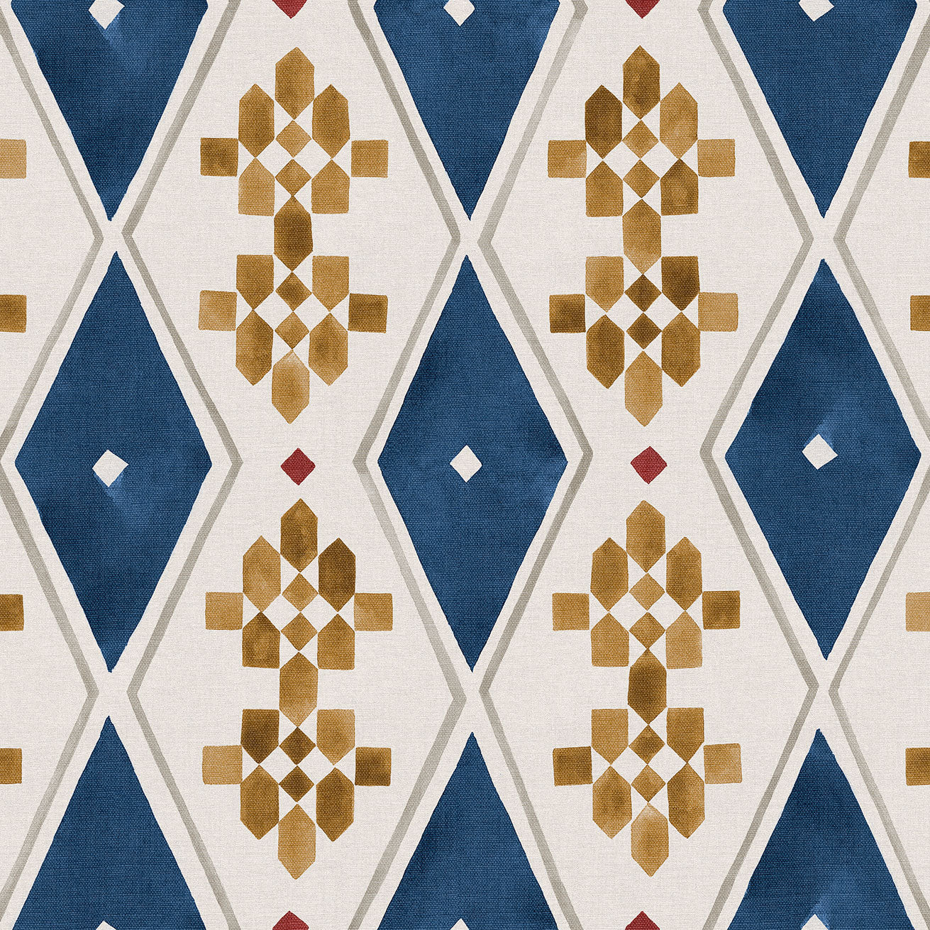 Beldi Rugs Ultramarine Berber Wallpaper by Coordonné