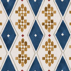 Beldi Rugs Ultramarine Berber Wallpaper by Coordonné