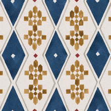 Beldi Rugs Ultramarine Berber Wallpaper by Coordonné
