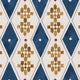 Beldi Rugs Ultramarine Berber Wallpaper by Coordonné