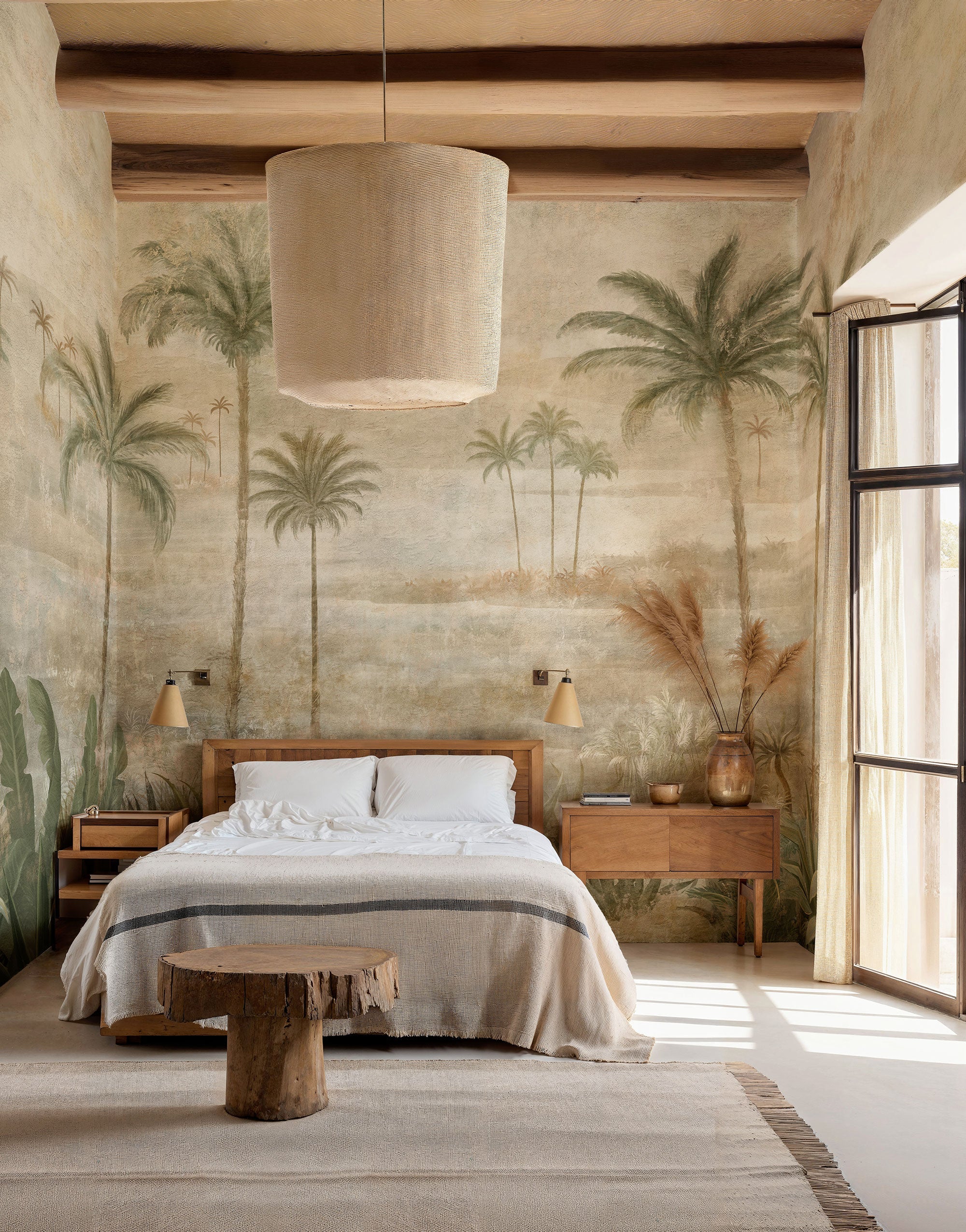 Draa Palms Leaves Berber Mural by Coordonné (400x280cm)