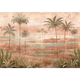 Draa Palms Rose Berber Mural by Coordonné (400x280cm)