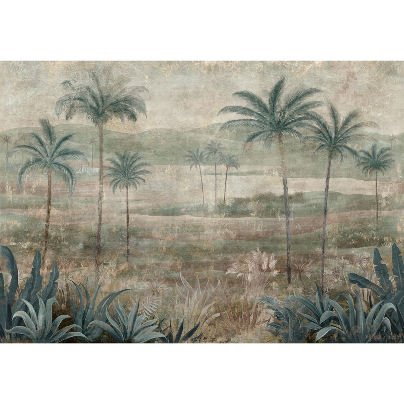 Draa Palms Sage Berber Mural by Coordonné (400x280cm)