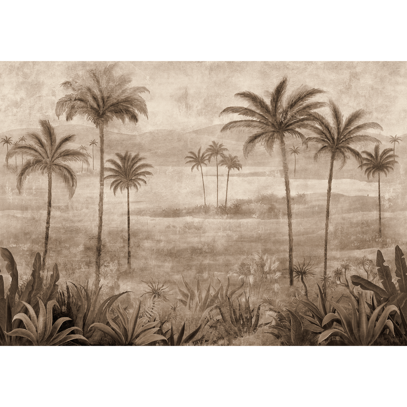 Draa Palms Bone Berber Mural by Coordonné (400x280cm)