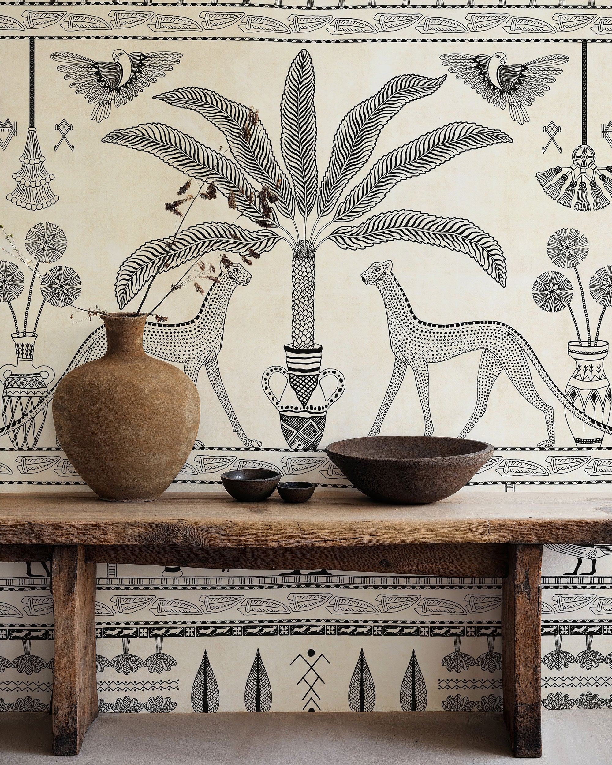 Asni Valley Cotton Berber Mural by Coordonné (400x280cm)