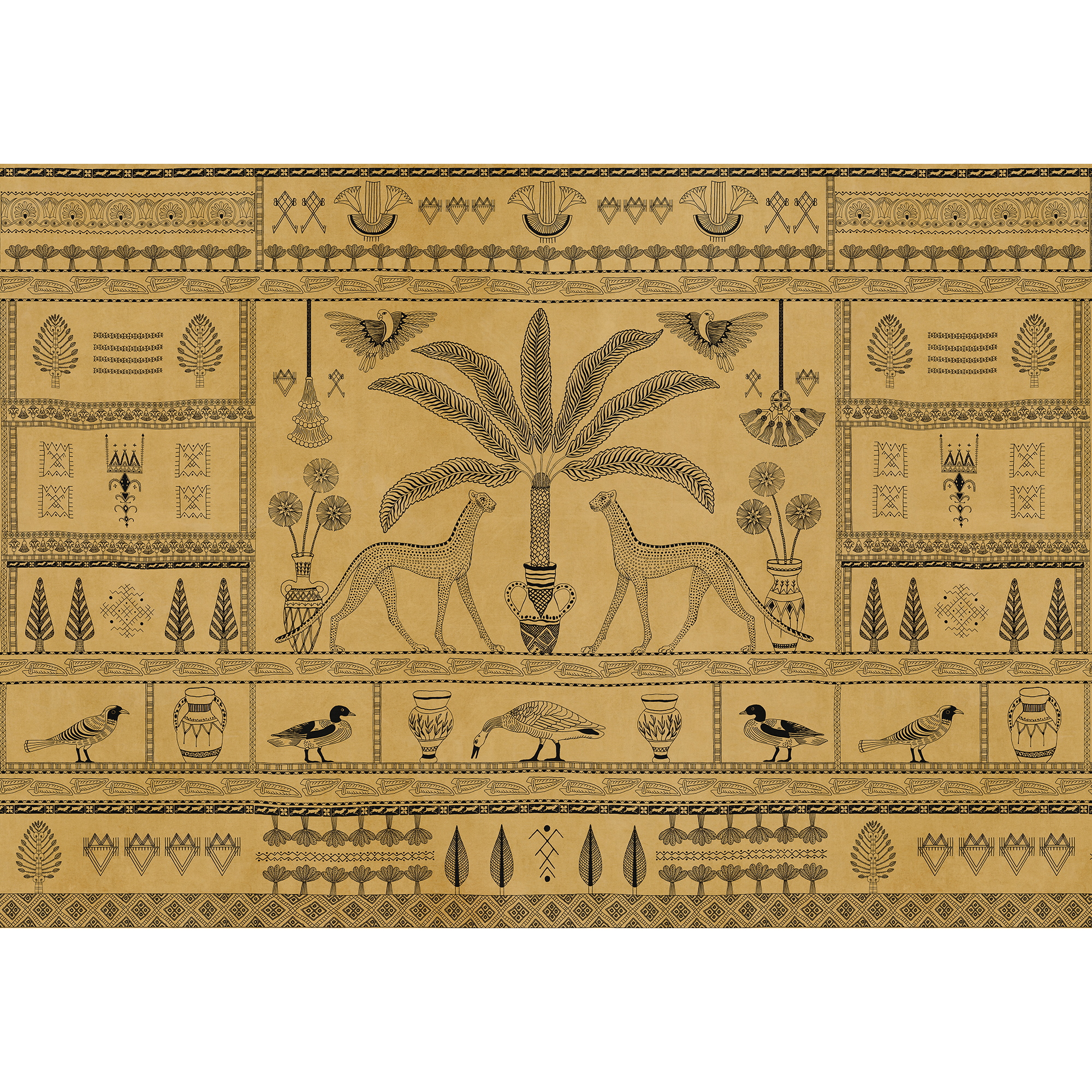 Asni Valley Curry Berber Mural by Coordonné (400x280cm)