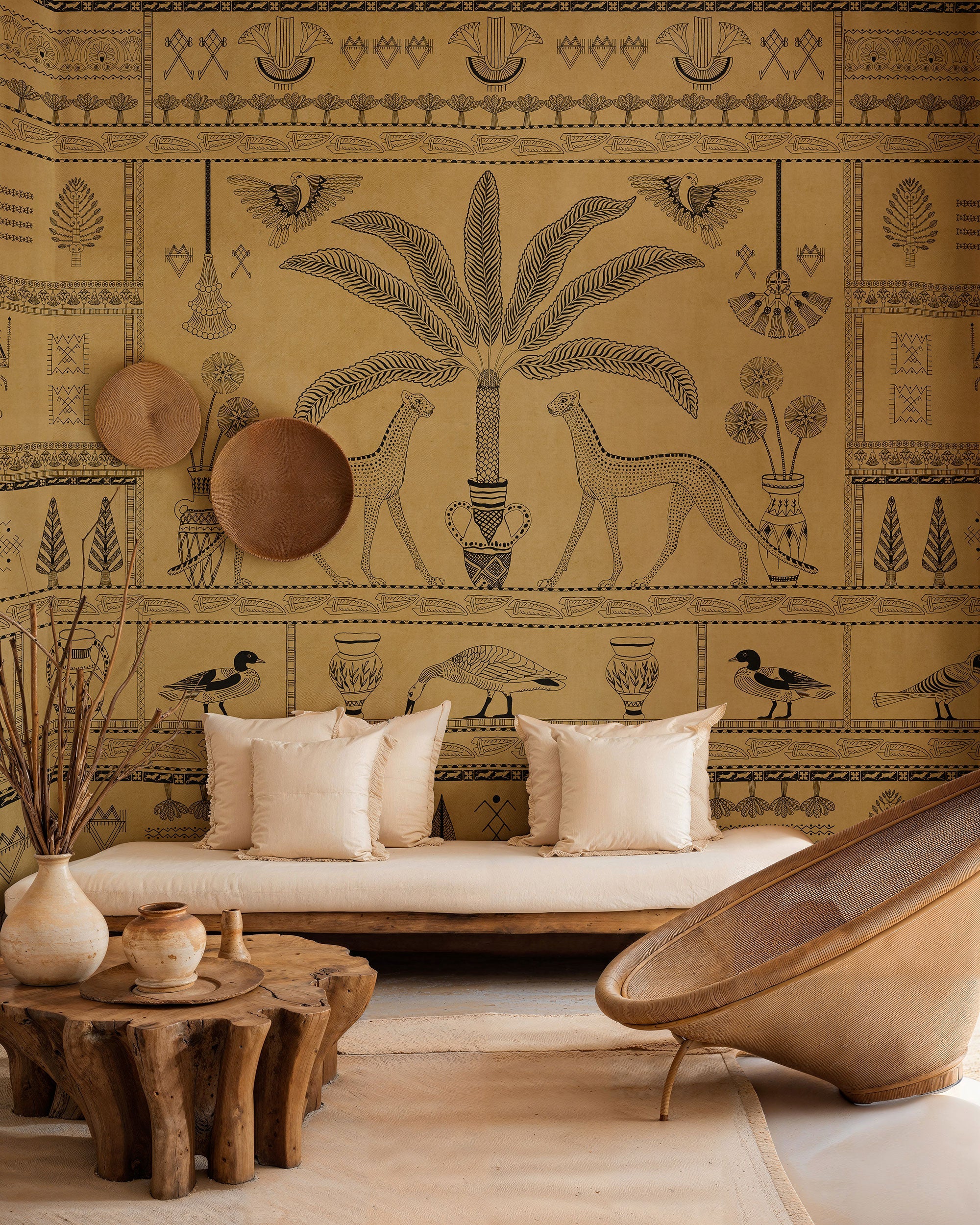 Asni Valley Curry Berber Mural by Coordonné (400x280cm)