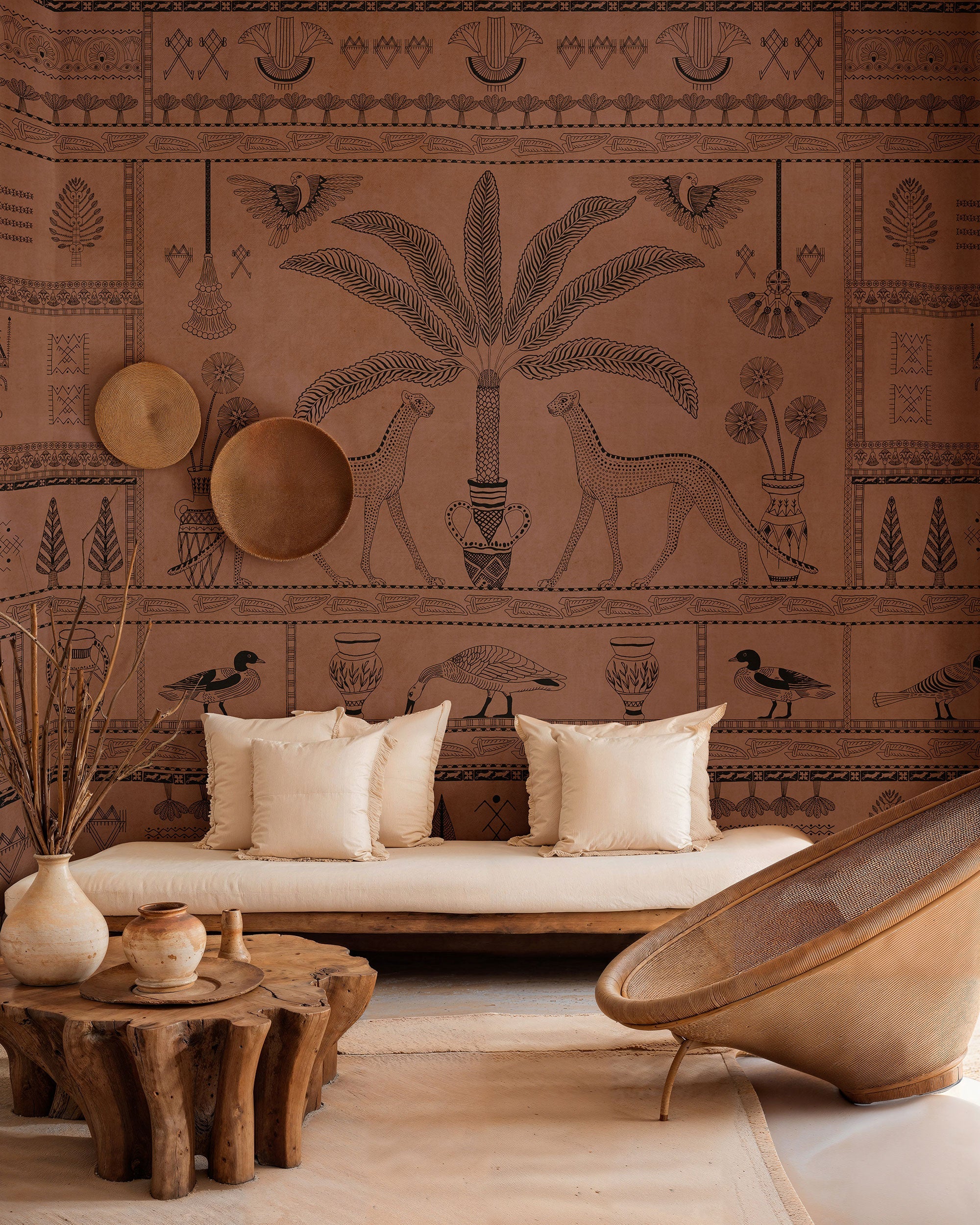 Asni Valley Clay Berber Mural by Coordonné (400x280cm)