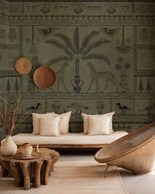 Asni Valley Leaves Berber Mural by Coordonné (400x280cm)