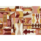 Amasigh Pottery Rose Berber Mural by Coordonné (400x280cm)