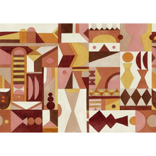 Amasigh Pottery Rose Berber Mural by Coordonné (400x280cm)