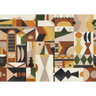Amasigh Pottery (Uon) Leaves Berber Mural by Coordonné (400x280cm)