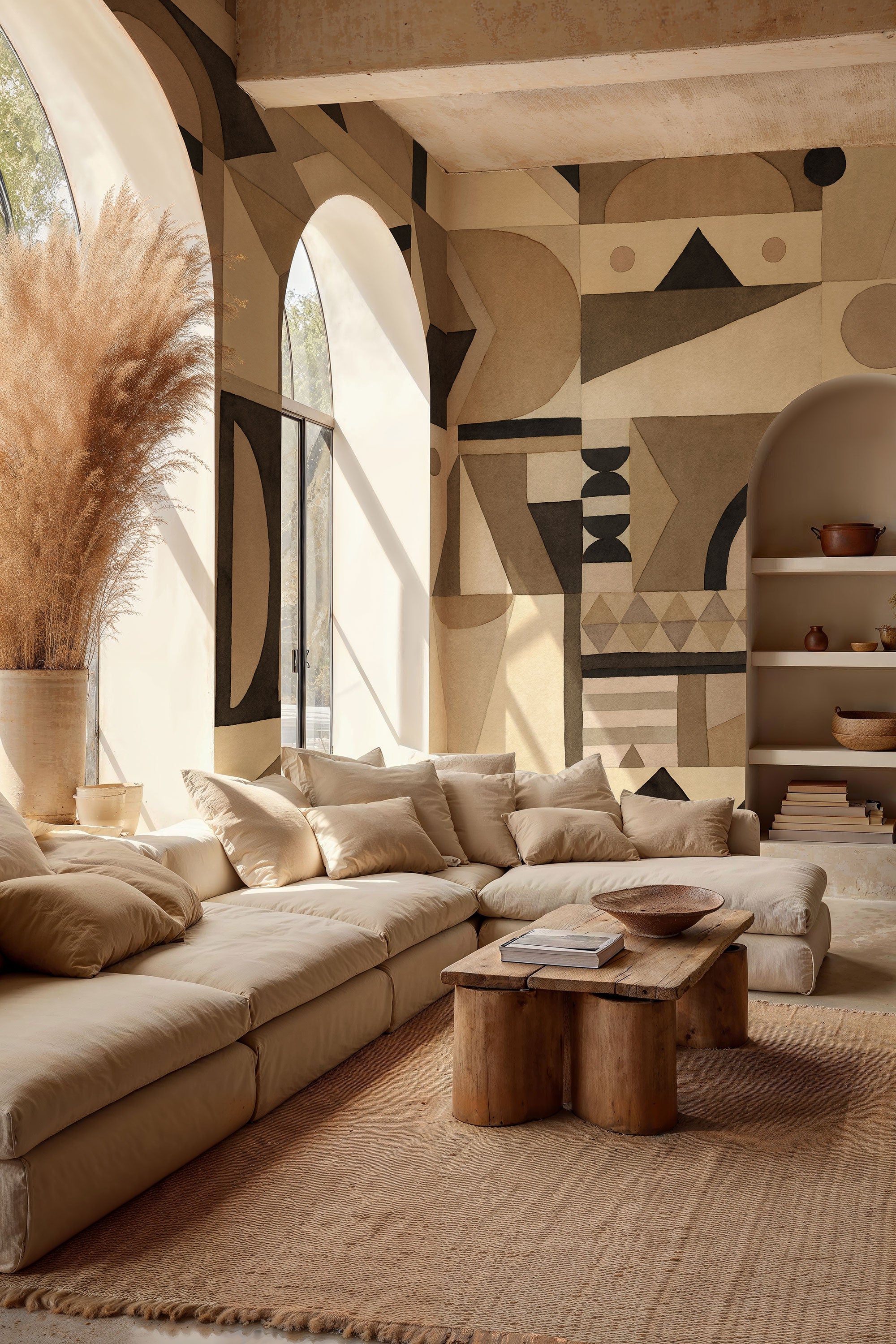Amasigh Pottery (Uon) Sand Berber Mural by Coordonné (400x280cm)