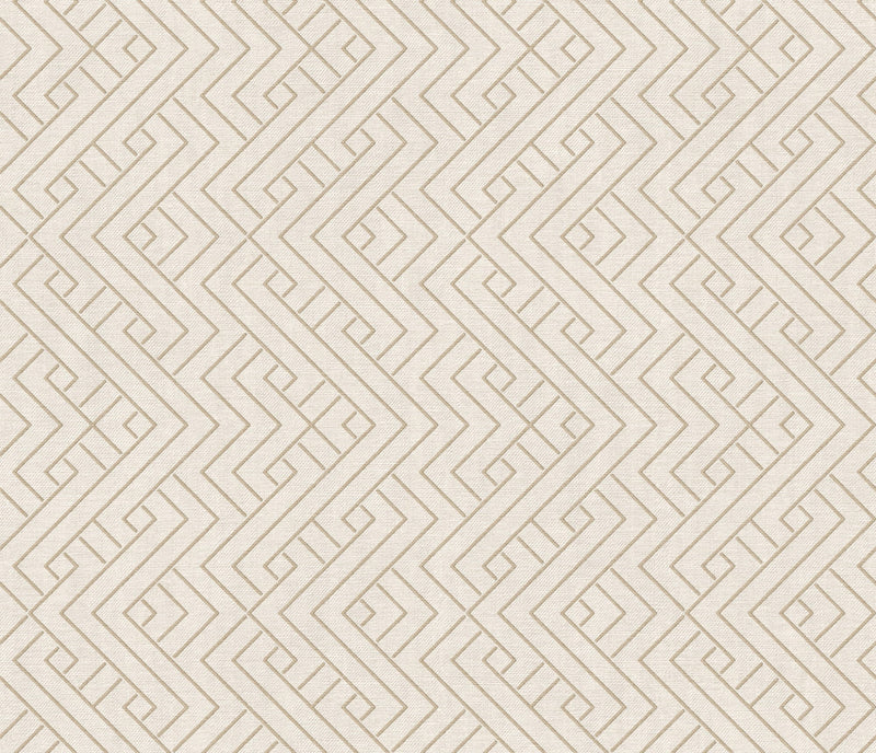 B00500 Interwoven Cotton Lattice Wallpaper by Coordonné