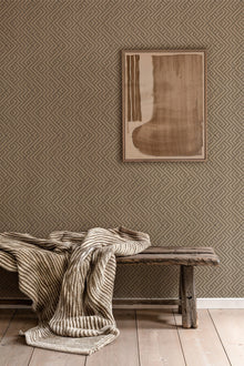 B00503 Interwoven Mole Lattice Wallpaper by Coordonné