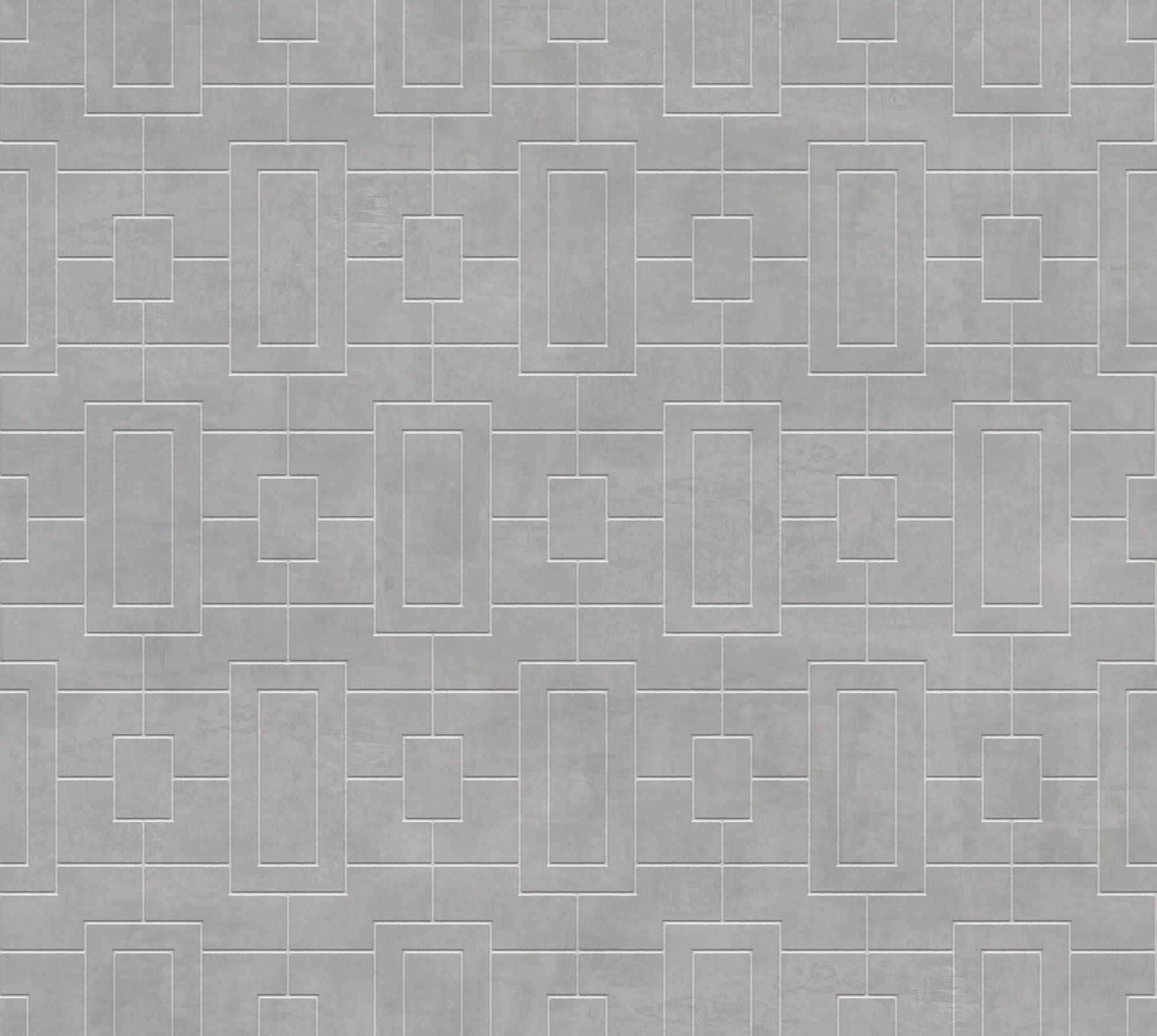 B00511 Fretwork Concrete Lattice Wallpaper by Coordonné