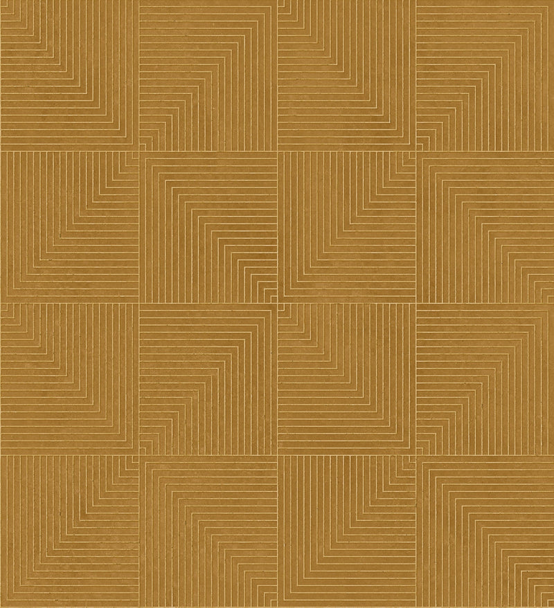 B00512 Tetragonal Curry Lattice Wallpaper by Coordonné