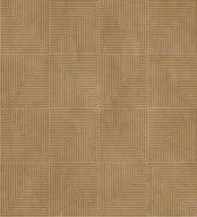 B00513 Tetragonal Sand Lattice Wallpaper by Coordonné