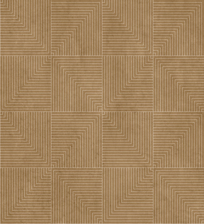 B00513 Tetragonal Sand Lattice Wallpaper by Coordonné