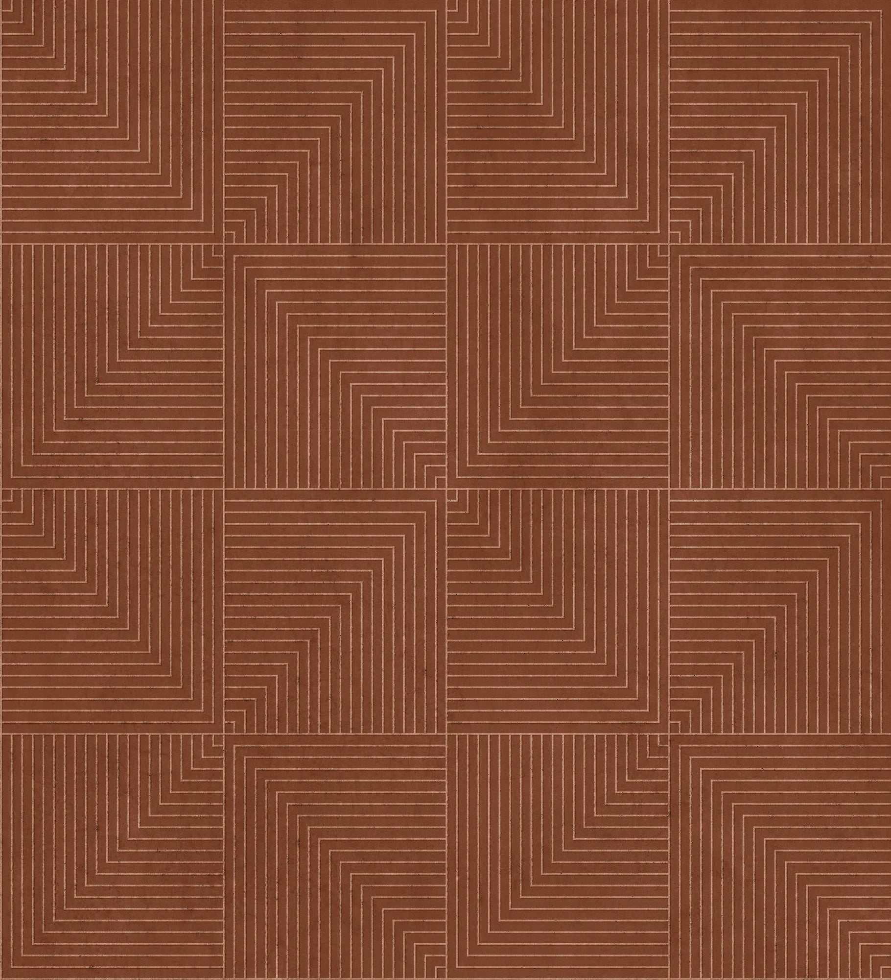 B00514 Tetragonal Clay Lattice Wallpaper by Coordonné