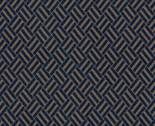 B00519 Crosshatch Ultramarine Lattice Wallpaper by Coordonné