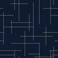 Monoclinic Ultramarine Lattice Wallpaper by Coordonné