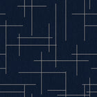 B00524 Monoclinic Ultramarine Lattice Wallpaper by Coordonné