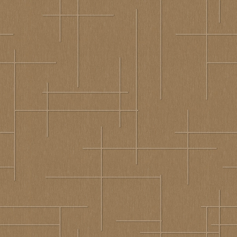 B00525 Monoclinic Sand Lattice Wallpaper by Coordonné