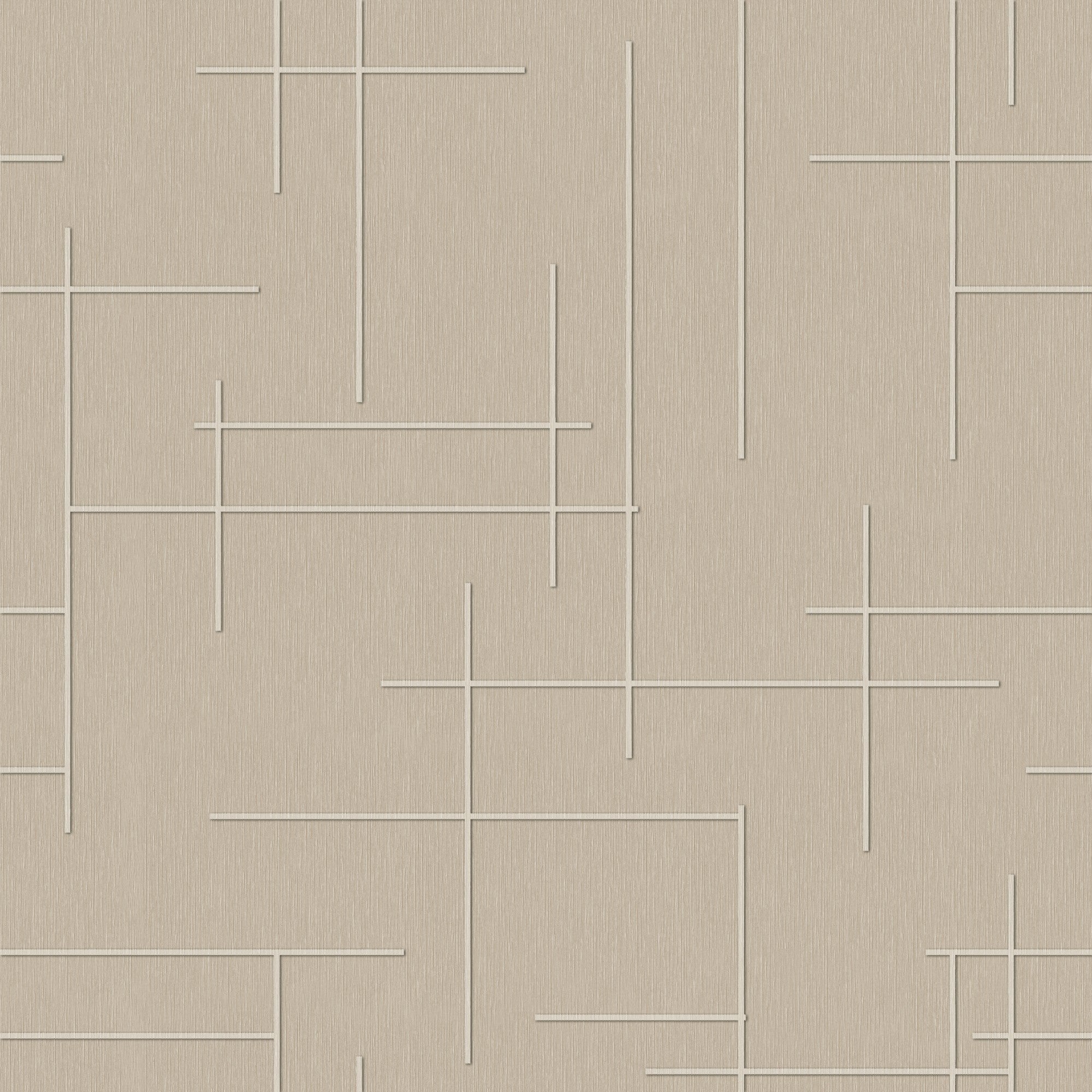 B00526 Monoclinic Stone Lattice Wallpaper by Coordonné