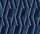 B00531 Parallels Ultramarine Lattice Wallpaper by Coordonné