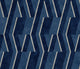 Parallels Ultramarine Lattice Wallpaper by Coordonné