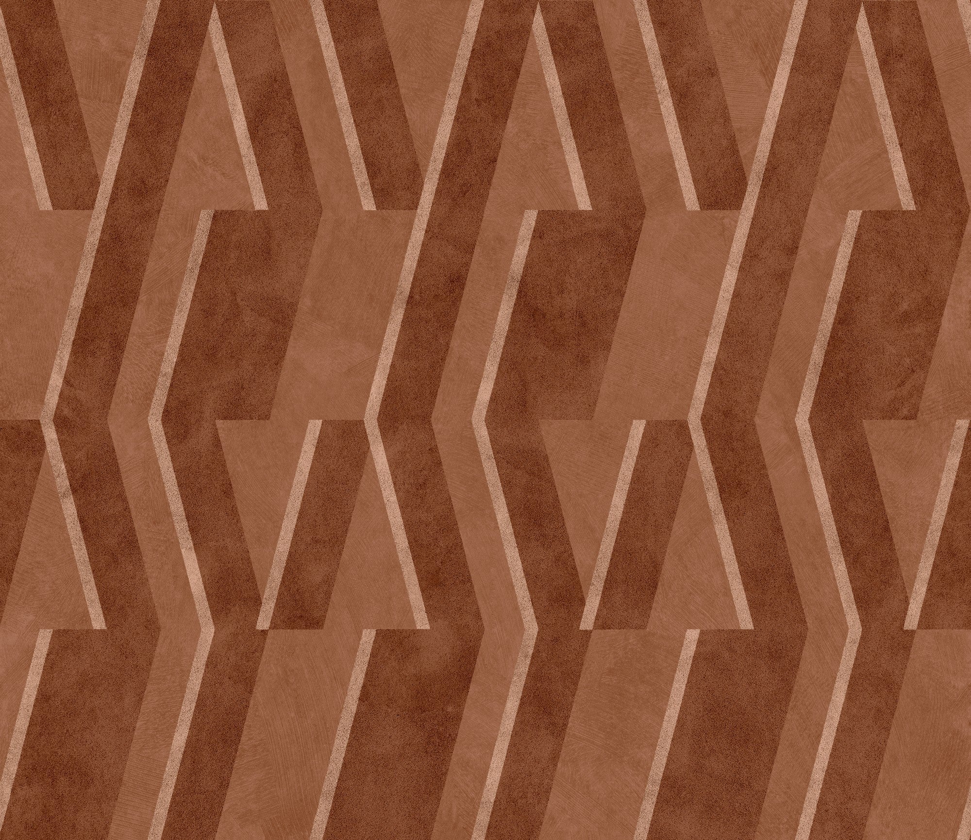 B00533 Parallels Clay Lattice Wallpaper by Coordonné