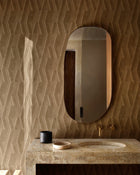 B00534 Parallels Sand Lattice Wallpaper by Coordonné