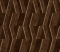 Parallels Chocolate Lattice Wallpaper by Coordonné