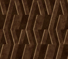 B00535 Parallels Chocolate Lattice Wallpaper by Coordonné