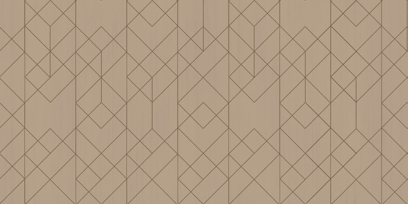 B00539 Rhombohedral Mole Lattice Wallpaper by Coordonné