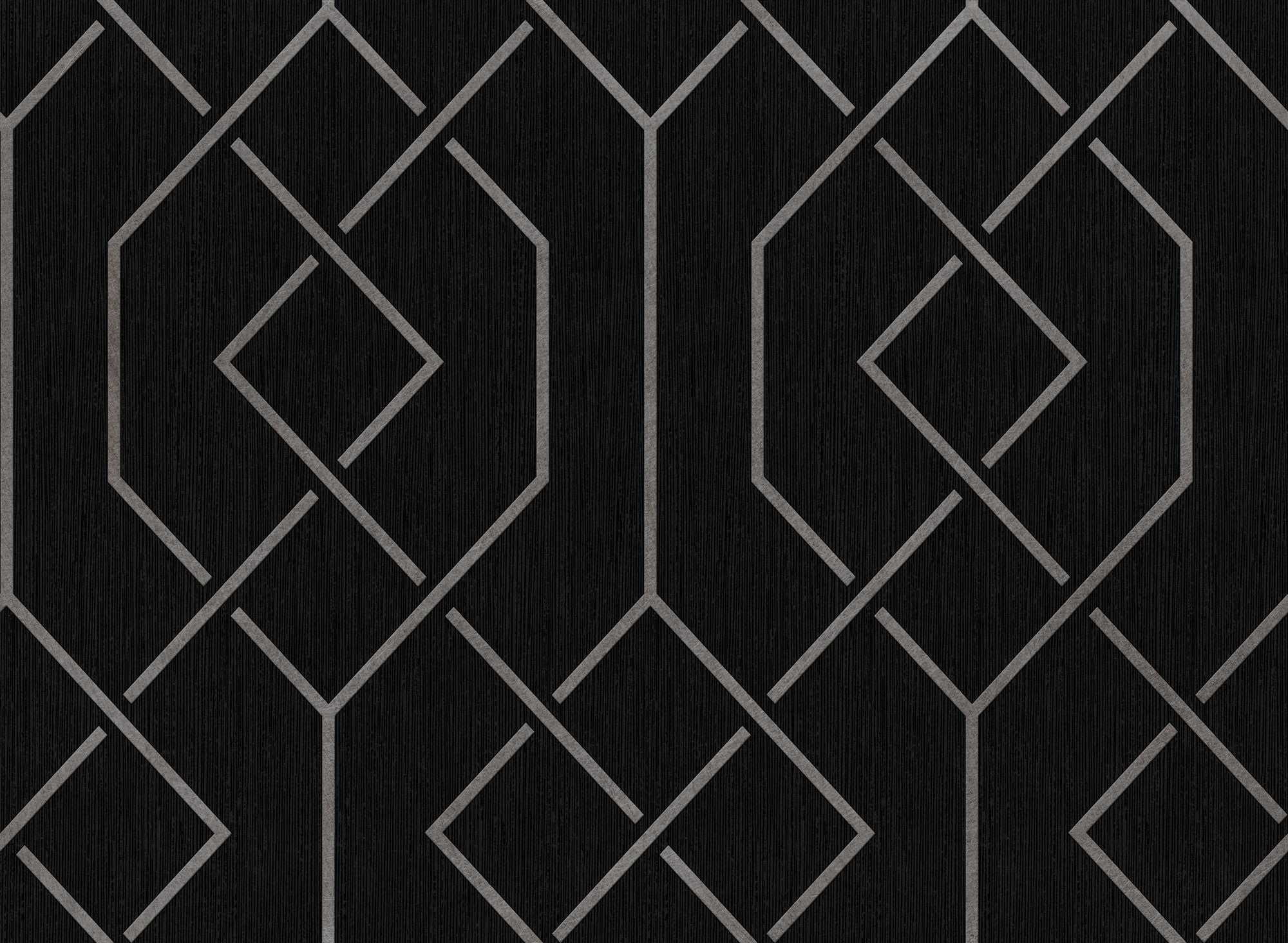 B00542 Trellis Slate Lattice Wallpaper by Coordonné