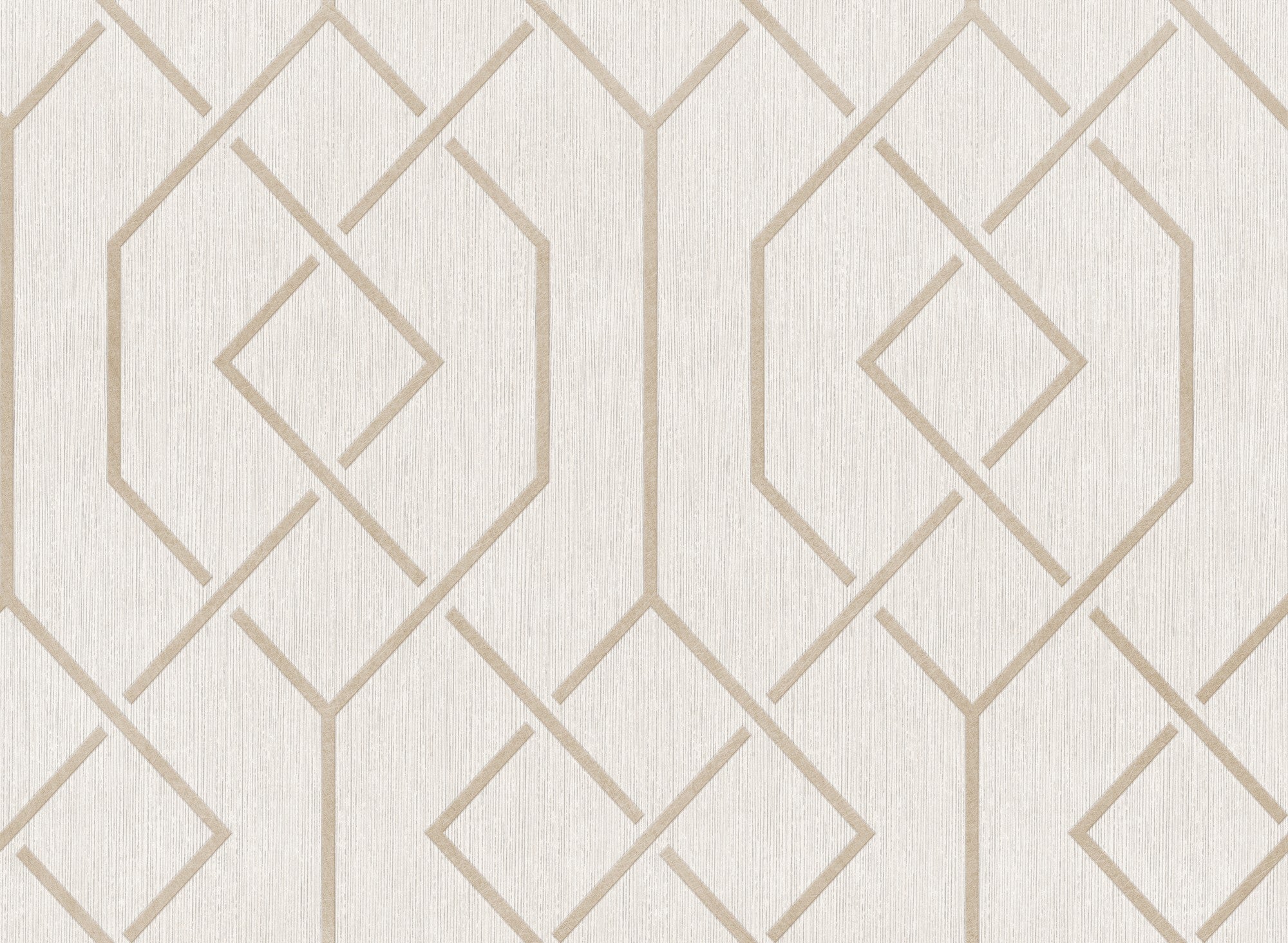 B00544 Trellis Cotton Lattice Wallpaper by Coordonné