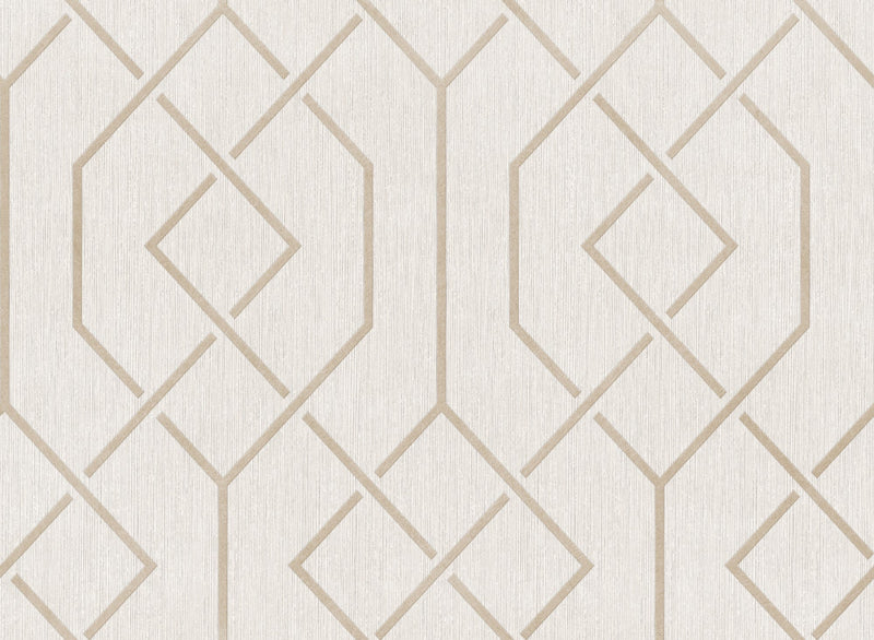 B00544 Trellis Cotton Lattice Wallpaper by Coordonné