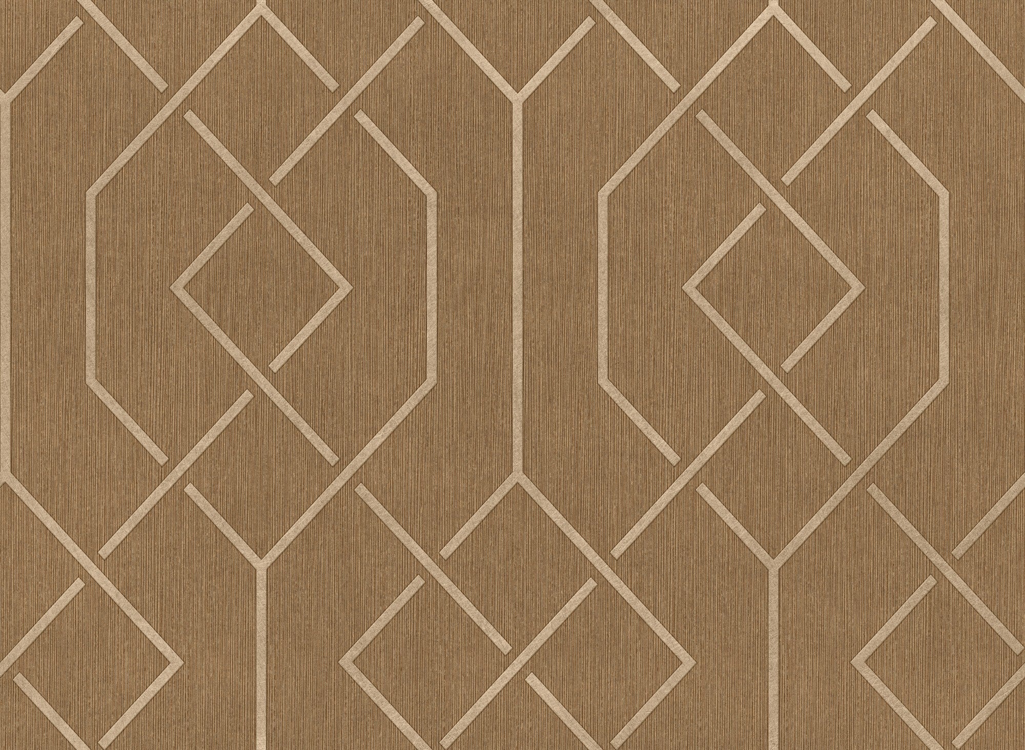 B00546 Trellis Sand Lattice Wallpaper by Coordonné