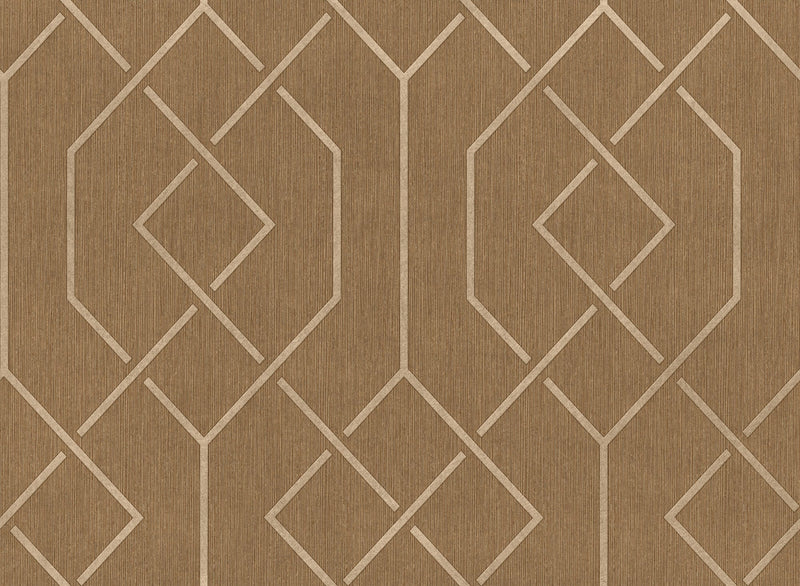B00546 Trellis Sand Lattice Wallpaper by Coordonné